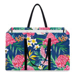 Watercolor Chrysanthemum Pattern Print Utility Tote Bag