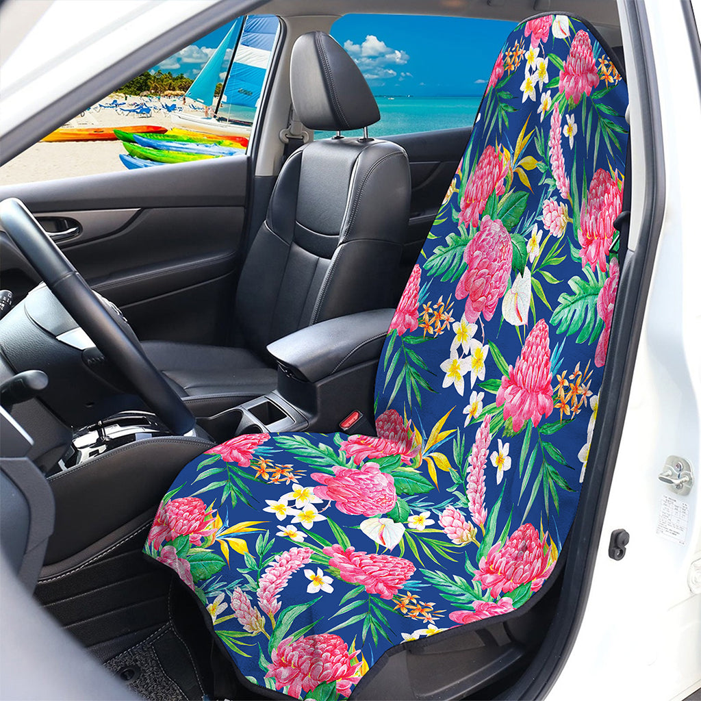 Watercolor Chrysanthemum Pattern Print Waterproof Car Seat Cover