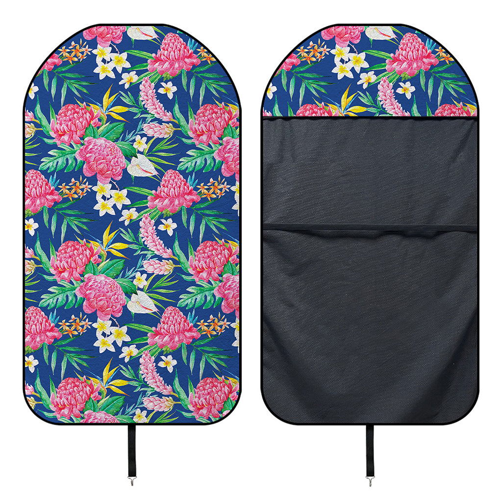 Watercolor Chrysanthemum Pattern Print Waterproof Car Seat Cover