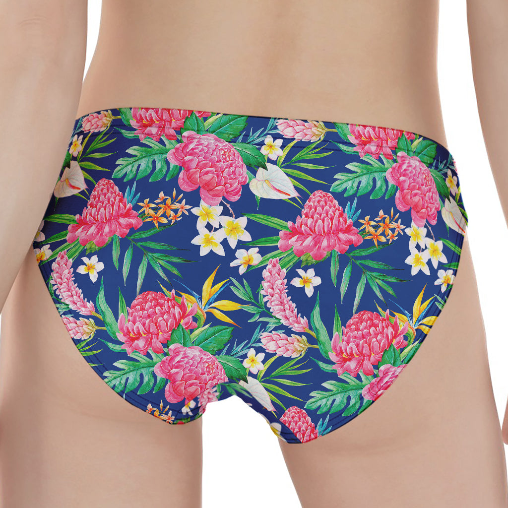 Watercolor Chrysanthemum Pattern Print Women's Panties