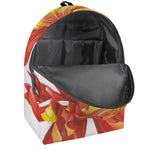 Watercolor Chrysanthemum Print Backpack