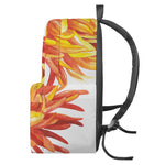 Watercolor Chrysanthemum Print Backpack