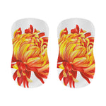 Watercolor Chrysanthemum Print Bar Stool Covers