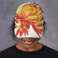 Watercolor Chrysanthemum Print Baseball Cap