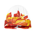 Watercolor Chrysanthemum Print Beanie