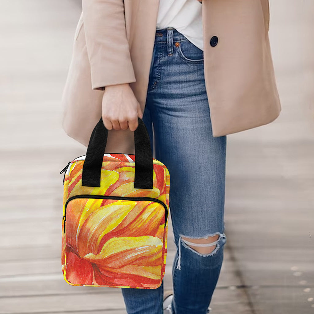 Watercolor Chrysanthemum Print Bible Tote Bag