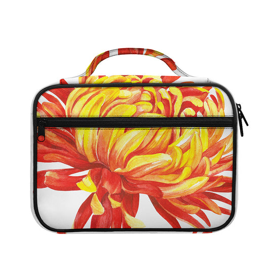 Watercolor Chrysanthemum Print Briefcase Bible Bag