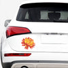 Watercolor Chrysanthemum Print Car Sticker