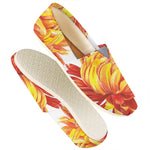 Watercolor Chrysanthemum Print Casual Shoes