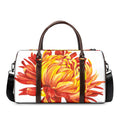 Watercolor Chrysanthemum Print Duffel Bag