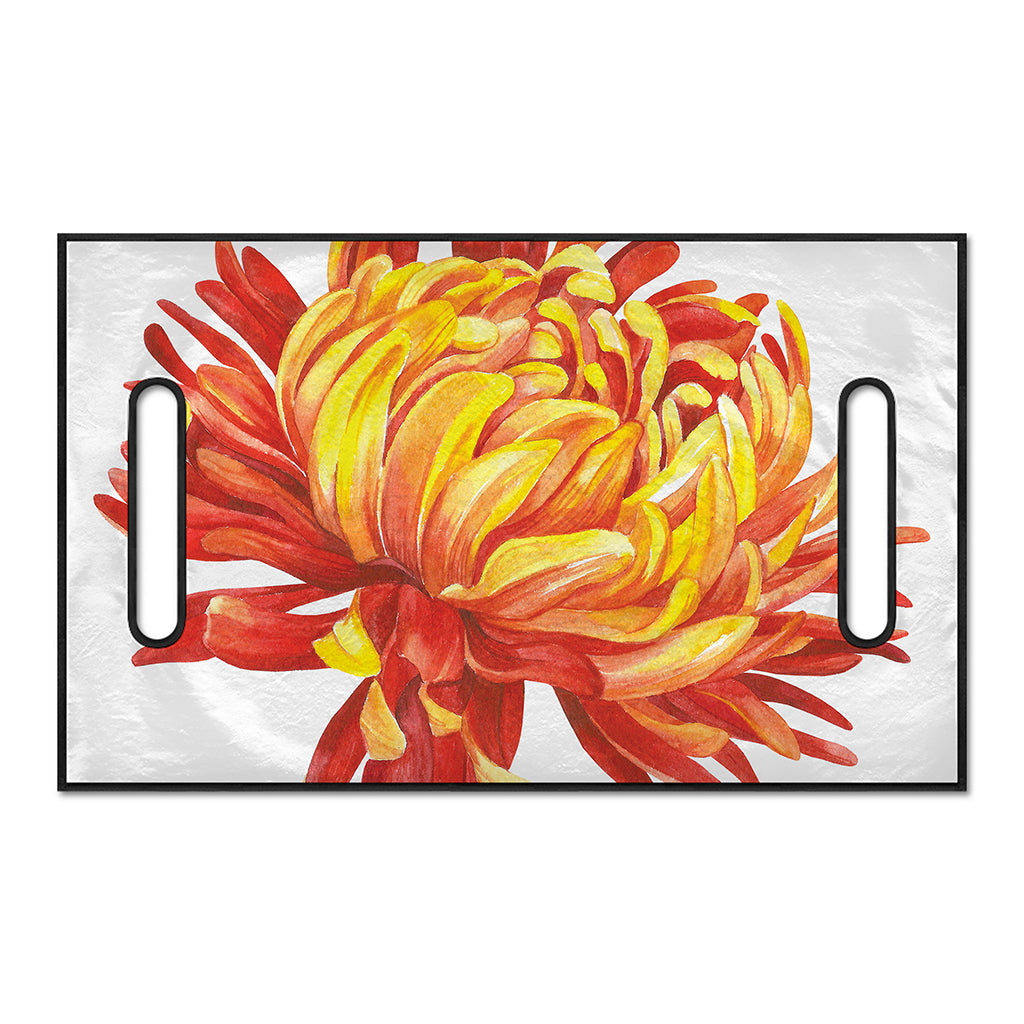 Watercolor Chrysanthemum Print Golf Cart Seat Cover