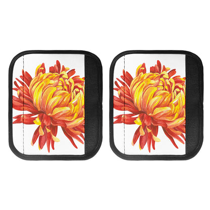 Watercolor Chrysanthemum Print Handle Covers