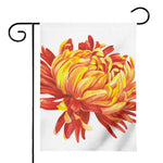 Watercolor Chrysanthemum Print House Flag