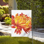 Watercolor Chrysanthemum Print House Flag
