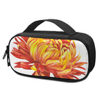 Watercolor Chrysanthemum Print Insulin Cooler Travel Case