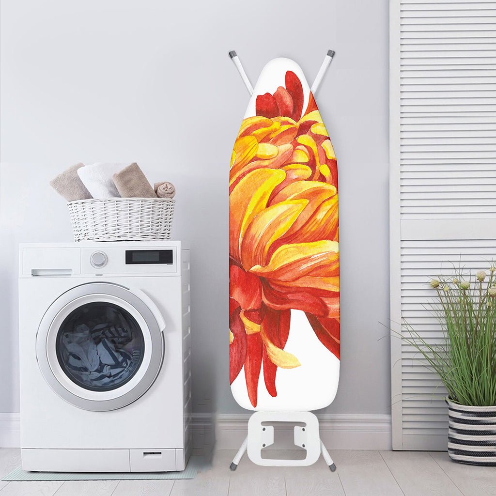 Watercolor Chrysanthemum Print Ironing Board Cover
