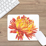 Watercolor Chrysanthemum Print Mouse Pad
