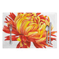 Watercolor Chrysanthemum Print Placemat