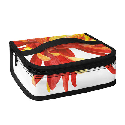 Watercolor Chrysanthemum Print Small Lunch Bag