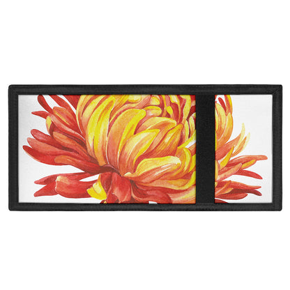Watercolor Chrysanthemum Print Trifold Wallet