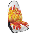 Watercolor Chrysanthemum Print Waterproof Car Seat Cover