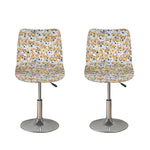 Watercolor Corgi Pattern Print Bar Stool Covers