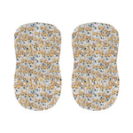 Watercolor Corgi Pattern Print Bar Stool Covers