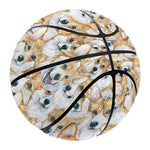 Watercolor Corgi Pattern Print Basketball