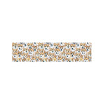 Watercolor Corgi Pattern Print Bed Runner