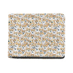 Watercolor Corgi Pattern Print Bifold Wallet