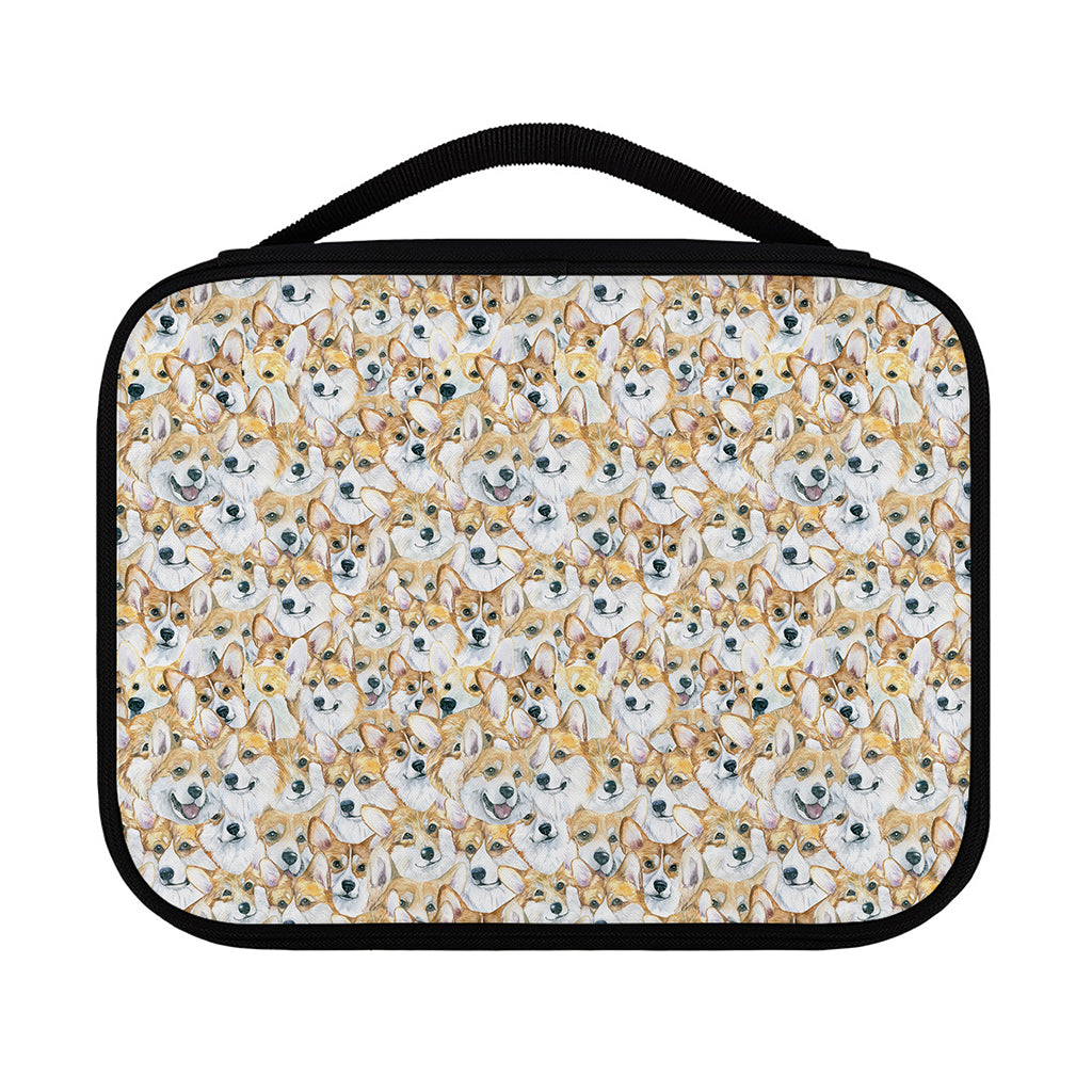 Watercolor Corgi Pattern Print Classic Bible Case