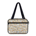 Watercolor Corgi Pattern Print Double Strap Bible Bag