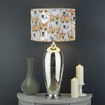 Watercolor Corgi Pattern Print Drum Lamp Shade