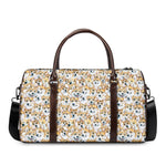 Watercolor Corgi Pattern Print Duffle Bag