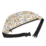 Watercolor Corgi Pattern Print Fanny Pack