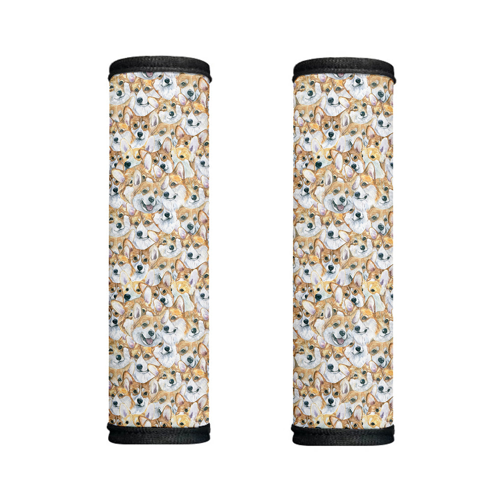 Watercolor Corgi Pattern Print Handle Covers