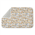 Watercolor Corgi Pattern Print Indoor Door Mat
