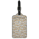 Watercolor Corgi Pattern Print Luggage Tag