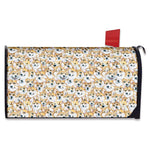 Watercolor Corgi Pattern Print Mailbox Cover