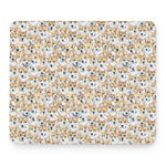 Watercolor Corgi Pattern Print Mouse Pad