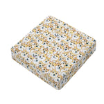 Watercolor Corgi Pattern Print Outdoor Seat Cushion Cover