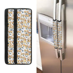 Watercolor Corgi Pattern Print Refrigerator Handle Covers