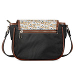 Watercolor Corgi Pattern Print Saddle Bag
