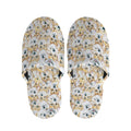 Watercolor Corgi Pattern Print Slippers