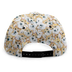 Watercolor Corgi Pattern Print Snapback Cap