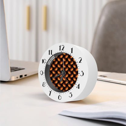 Watercolor Crab Pattern Print Alarm Clock