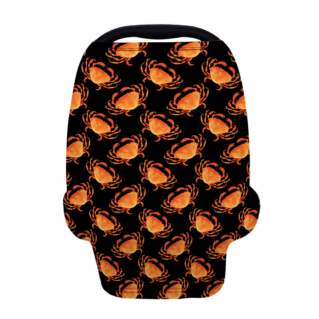 Watercolor Crab Pattern Print Baby Seat Cover