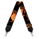 Watercolor Crab Pattern Print Bag Strap