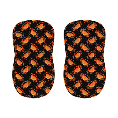 Watercolor Crab Pattern Print Bar Stool Covers