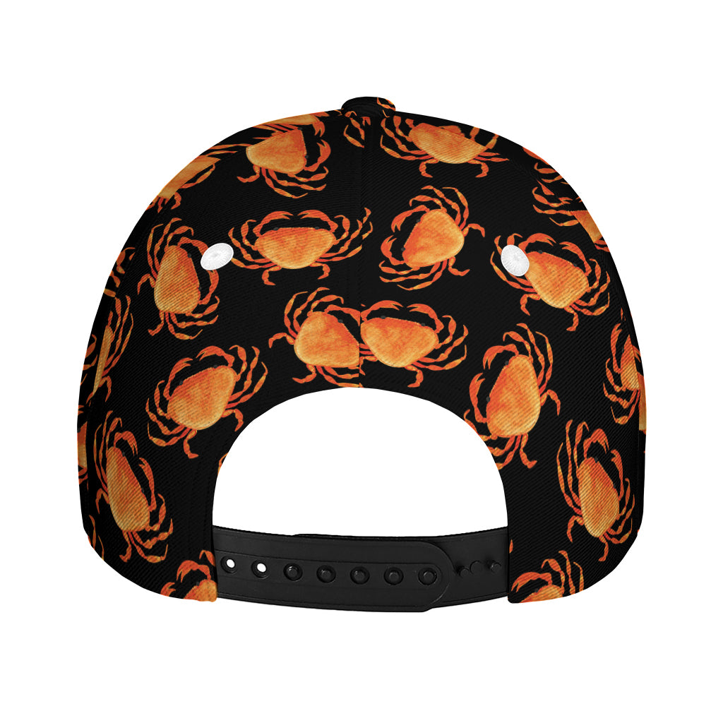 Watercolor Crab Pattern Print Baseball Cap